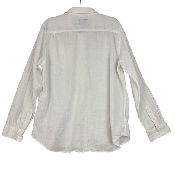 Rails Shirt Men's Extra Large Wyatt Button Down Long Sleeve Pocket White Cotton - Picture 2 of 13